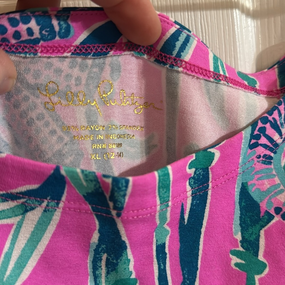 Lilly Pulitzer Girls dress EUC xl - Picture 2 of 2